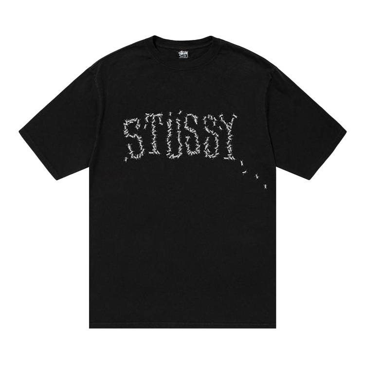 Buy Stussy Ants Pigment Dyed Tee 'Black' - 1904853 BLAC | GOAT
