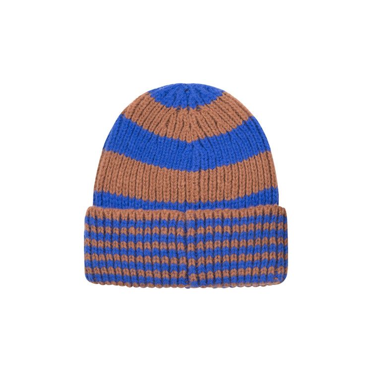 Buy Stussy Striped Big Basic Beanie 'Royal' - 1321146 ROYL
