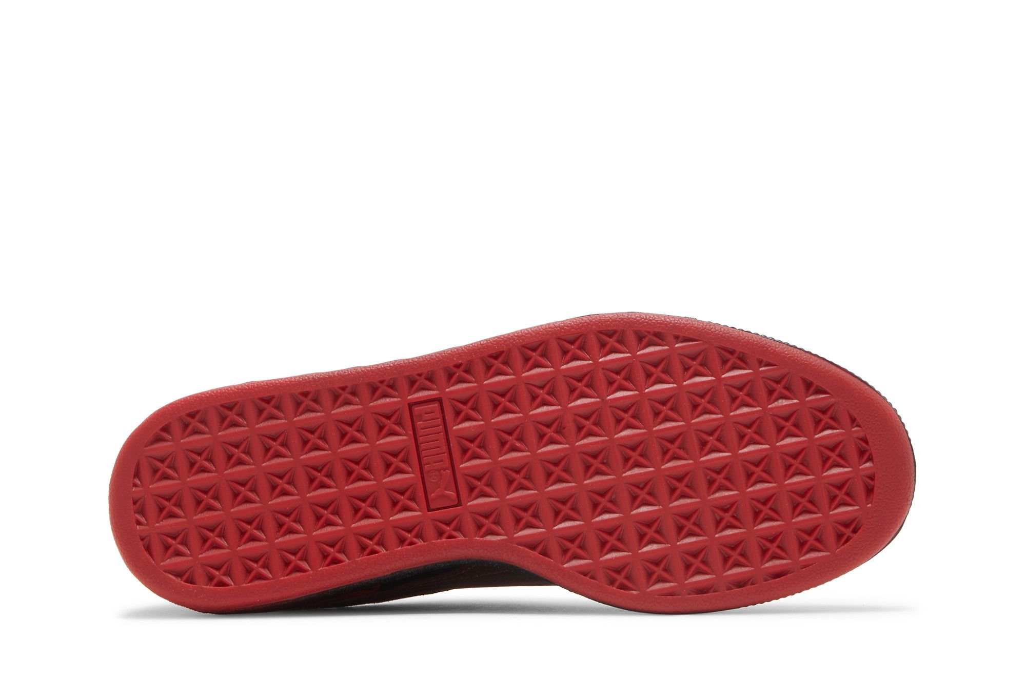Pre-owned Puma Batman X Suede Classic Big Kid 'black Barbados Cherry' In Red