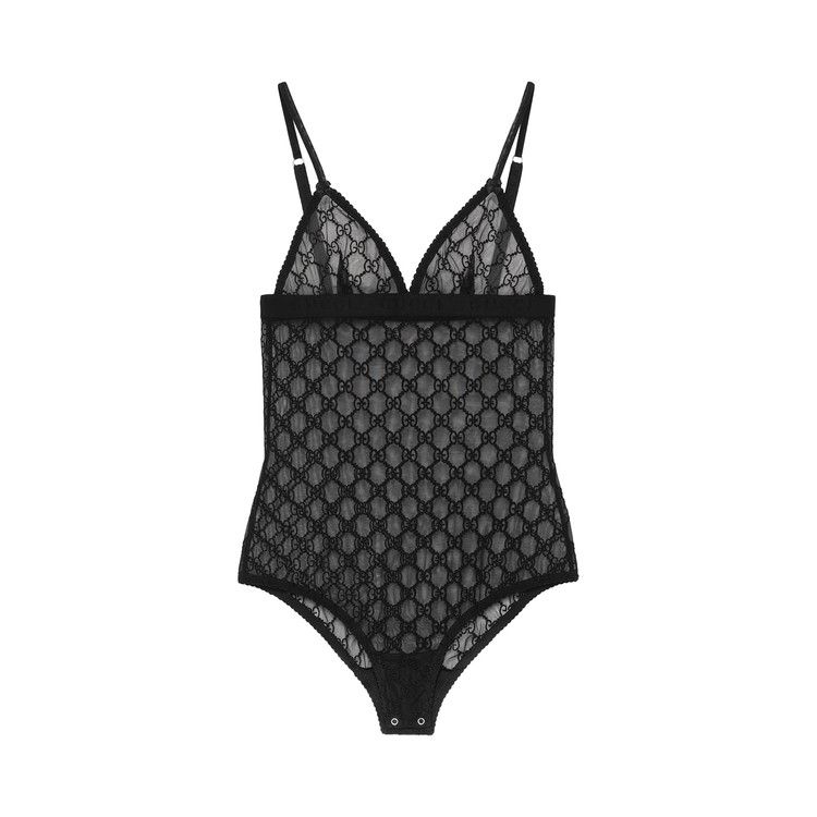 Buy Gucci GG Tulle Bodysuit 'Black' - 599604 XUAAW 1000 | GOAT