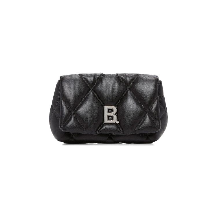Balenciaga Touch M Puffy Clutch Black