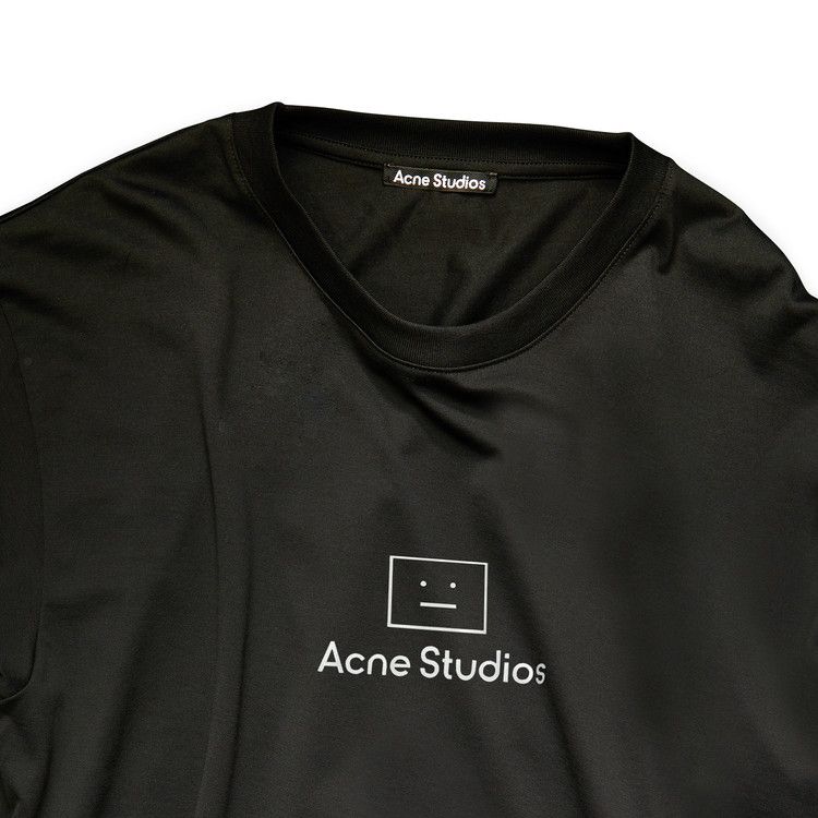 Buy Acne Studios Reflective Face Motif T-Shirt 'Black
