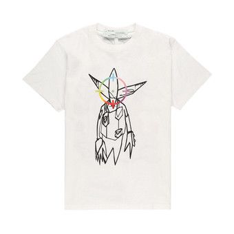 Off-White OMAA120F22JER013 ALIEN SKILLS OVER Tシャツ ロゴ Off-White Alien Skills Over T-Shirt - Bottega Tendenza