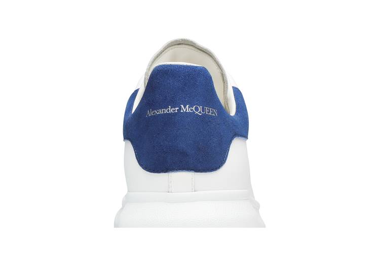 Alexander McQueen Oversized Sneaker White Blue Suede size 42.5 US 9.5  (553680)