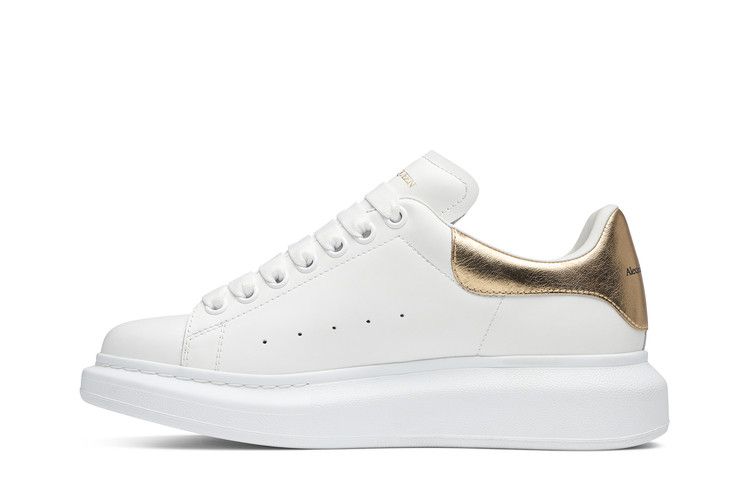 White and cheap gold alexander mcqueen