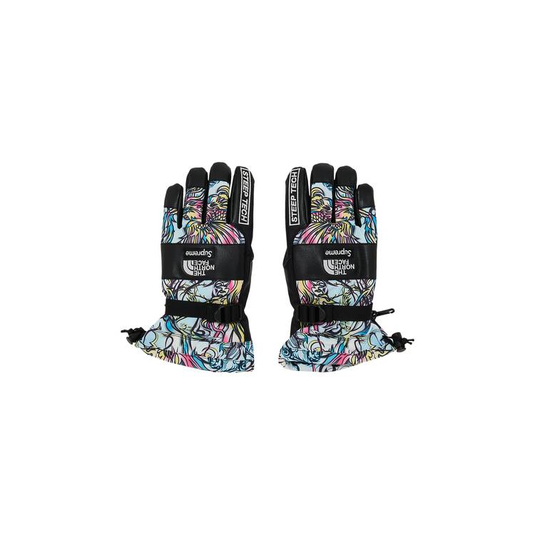 Supreme x The North Face Steep Tech Gloves 'Multicolor Dragon'