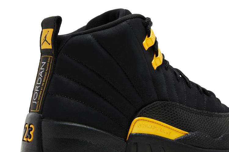 Nike Air Jordan 12 Retro Black Taxi 2022 Men’s Size 14 Yellow CT8013-071