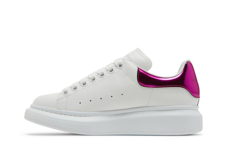 Alexander McQueen Wmns Oversized Sneaker 'White Printers Pink'