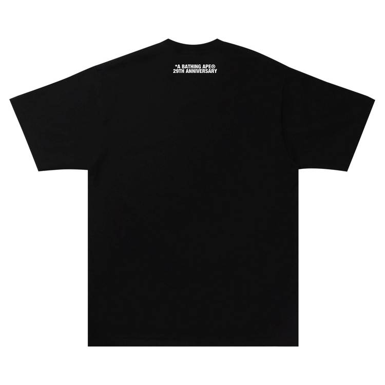 Buy BAPE 29th Anniversary Ape Head Tee 'Black' - 1I20 110 005