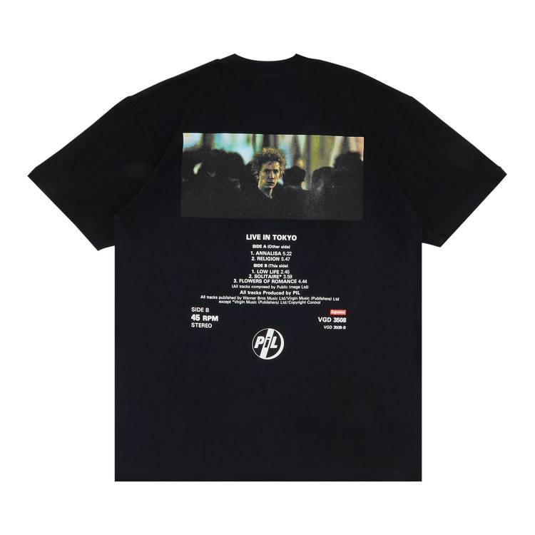 Supreme PiL Live In Tokyo Tee Red