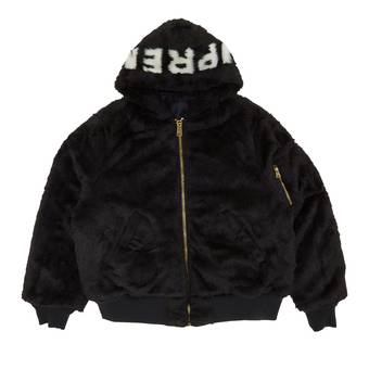 Buy Supreme Faux Fur Reversible MA-1 'Black' - FW22J80 BLACK