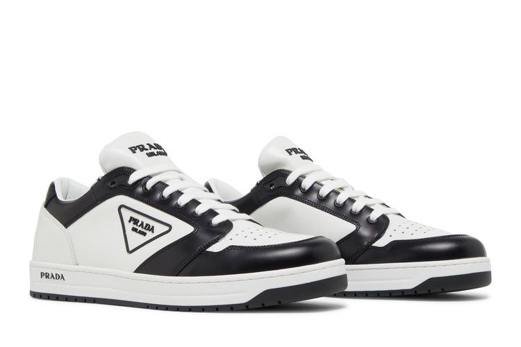 Prada New Avenue Leather Low 'White Black'