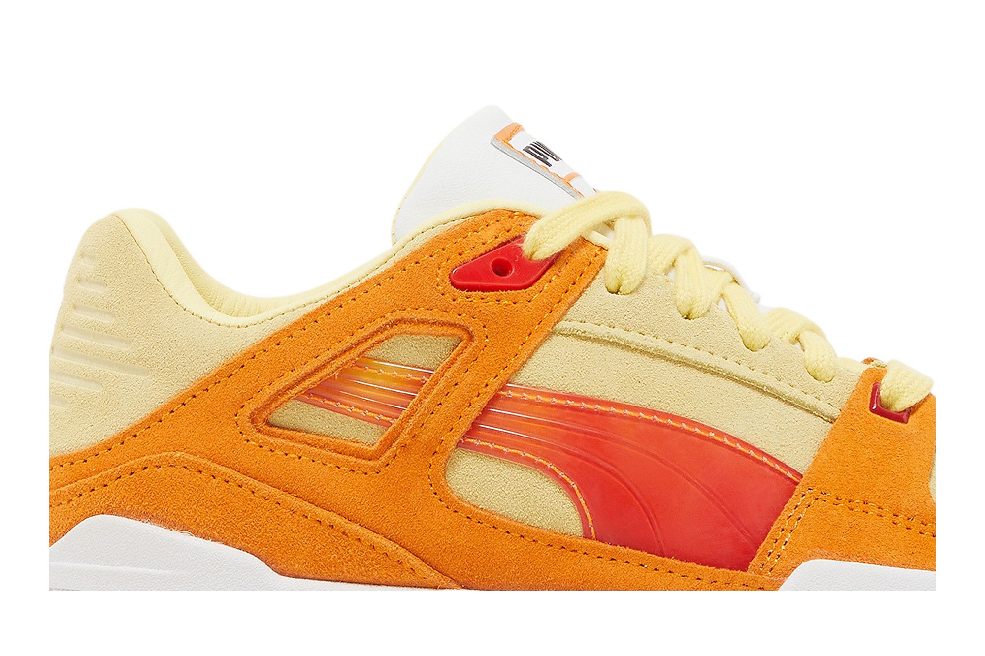 Pre-owned Puma Pokémon X Slipstream Lo Jr 'charmander' In Orange