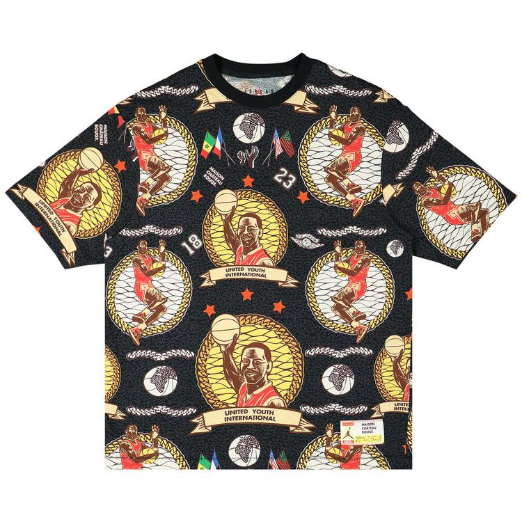 Air Jordan X Maison Chateau Rouge T-Shirt Black