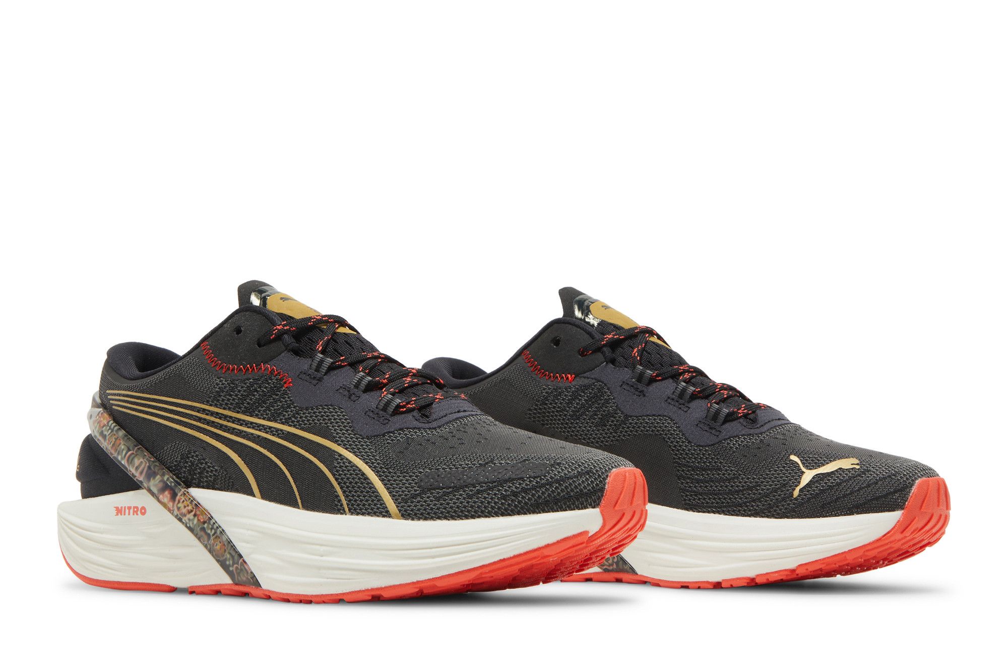 Pre-owned Puma Frida Kahlo X Wmns Run Xx Nitro 'floral - Black'