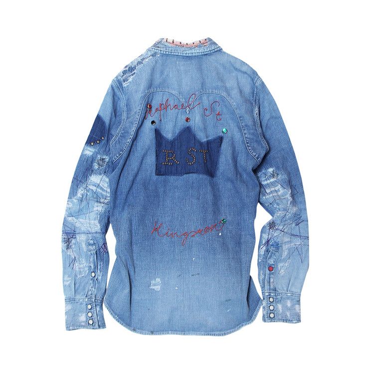 Buy Kapital Sukiyaki Denim Western Shirt 'Indigo