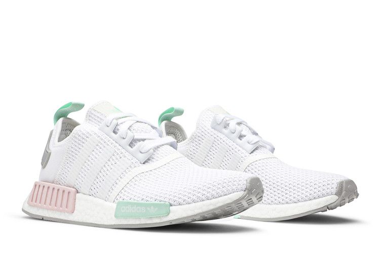 Nmd white mint green best sale