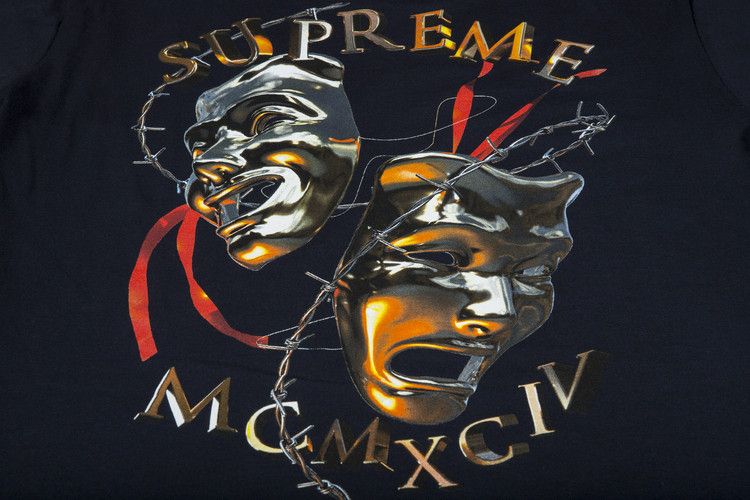 Supreme Laugh Now T-Shirt Navy