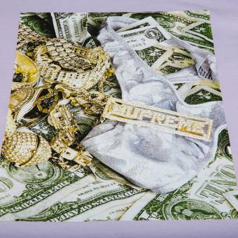 Buy Supreme Bling Tee 'Light Purple' - SS20T3 LIGHT PURPLE | GOAT IT