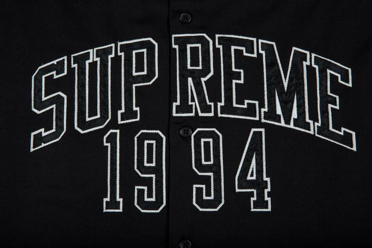 Buy Supreme Arc Logo Short-Sleeve Work Shirt 'Black' - SS20S14