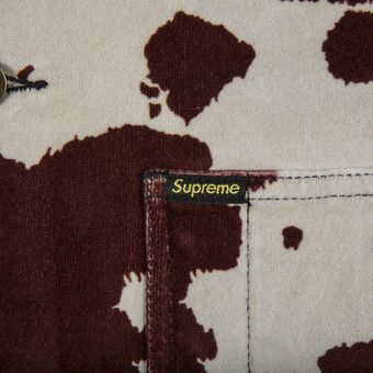 Buy Supreme Velvet Chore Coat 'Cow' - SS20J70 COW | GOAT