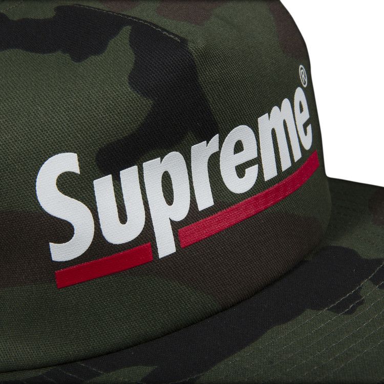 Supreme Underline 5-Panel Woodland Camo Supreme Lady Pink Mesh