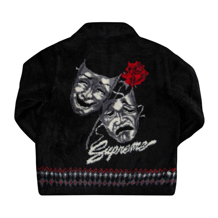 Buy Supreme Drama Mask Fleece Jacket 'Black' - SS20J35 BLACK