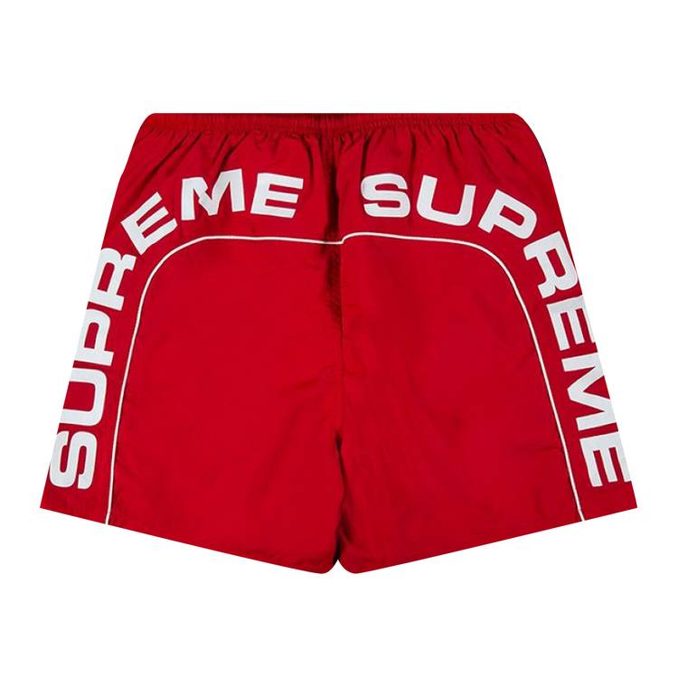 Supreme Arc Logo Water Short 'Red' | GOAT