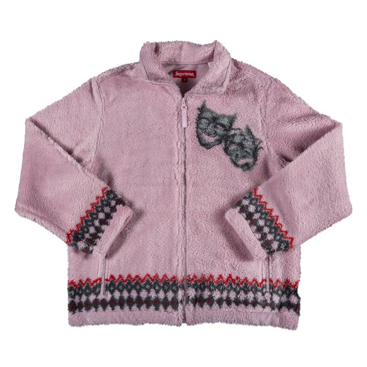 Buy Supreme Drama Mask Fleece Jacket 'Pink' - SS20J35 PINK