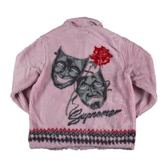 Buy Supreme Drama Mask Fleece Jacket 'Pink' - SS20J35 PINK | GOAT SA