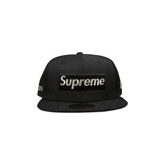 Buy Supreme $1M Metallic Box Logo New Era 'Black' - SS20H21 BLACK