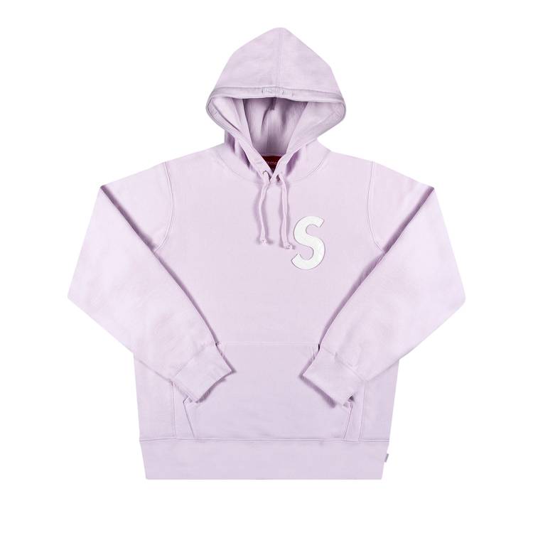 Buy Supreme S Logo Hooded Sweatshirt 'Light Purple' - SS20SW23