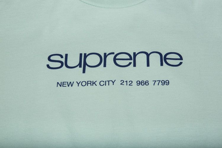 Supreme Shop Tee 'light Teal'