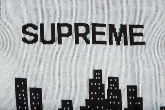 Buy Supreme New York Sweater 'White' - SS20SK2 WHITE | GOAT