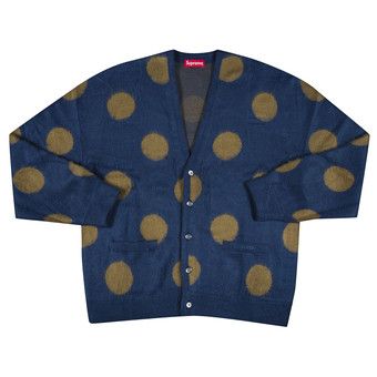 カーディガン Brushed Polka Dot Cardigan navy supreme Buy Supreme Brushed Polka Dot Cardigan 'Navy' - SS20SK6 NAVY | GOAT