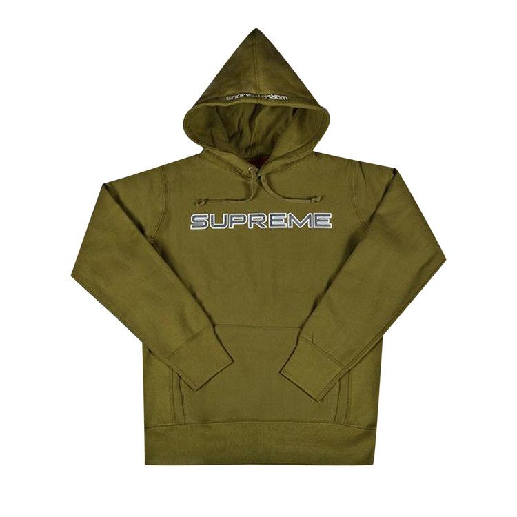 Buy Supreme Sequin Logo Hooded Sweatshirt 