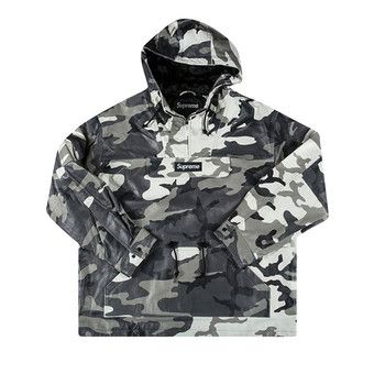 Buy Supreme Leather Anorak 'Snow Camo' - FW18J34 SNOW