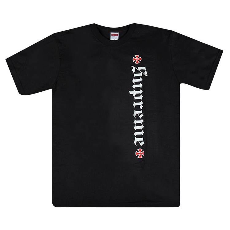 Buy Supreme Independent Old English Tee 'Black' - FW17T5