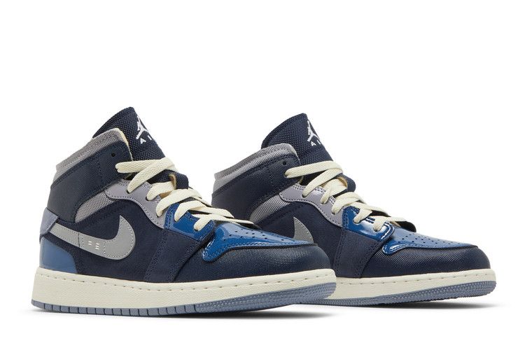 Air Jordan 1 Mid SE Craft Gs Inside Out - Obsidian