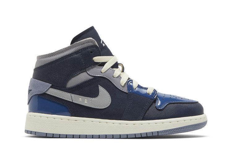Buy Air Jordan 1 Mid SE Craft GS 'Inside Out - Obsidian' - DX2193