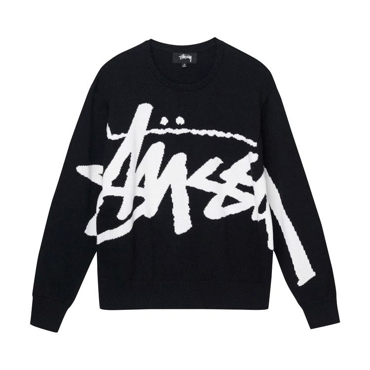 stussy gothic sweater 黒 스투시 고딕 스웨터 블랙 | Stussy | KREAM