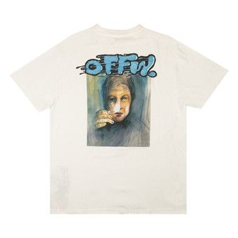 【OFF‐WHITE】Liquid T-Shirt 関税送料込 Buy Off-White Liquid Mirko Over Tee 'White/Blue