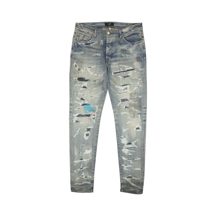 AMIRI ALL OVER REPAIR JEAN INDIGO 32 アミリ AMIRI ALL OVER REPAIR JEAN INDIGO 32 | eBay