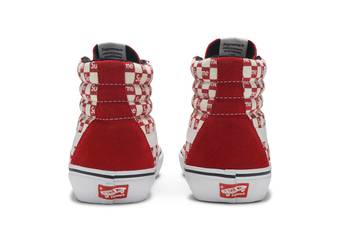 Buy Supreme x Sk8-Hi Pro 'Checkered Red' - VN0A38Z3JLY | GOAT