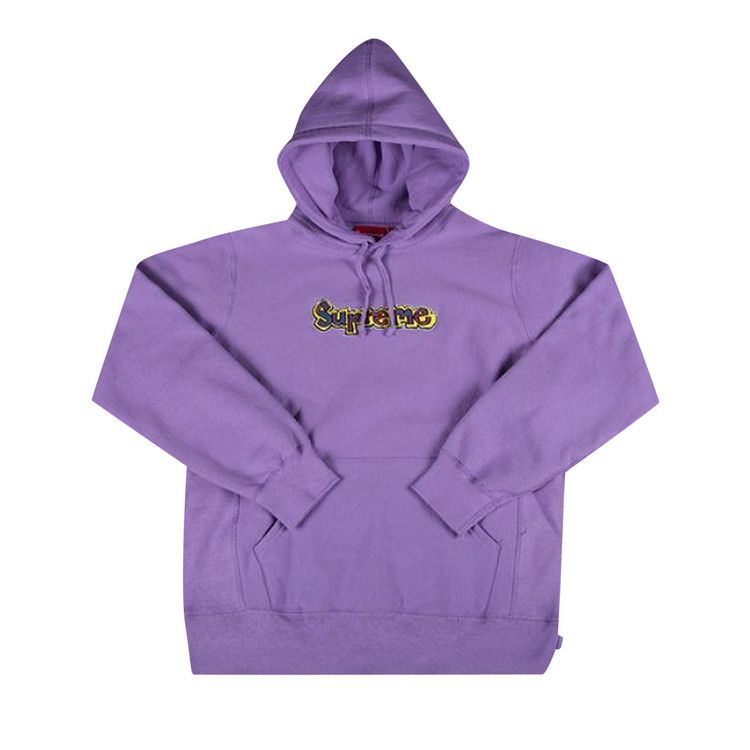 Buy Supreme Gonz Logo Hooded Sweatshirt 'Violet' - SS18SW18