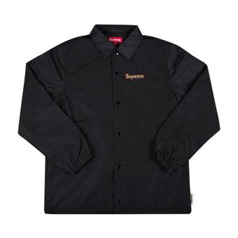 Buy Supreme Gonz Logo Coaches Jacket 'Black' - SS18J81 BLACK | GOAT