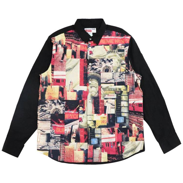 Buy Supreme x Comme des Garçons SHIRT Patchwork Button Up