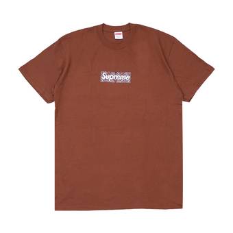 Buy Supreme Bandana Box Logo Tee 'Brown' - FW19T55 BROWN