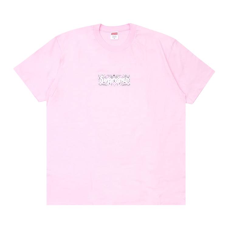 Buy Supreme Bandana Box Logo Tee 'Light Pink' - FW19T55 LIGHT PINK