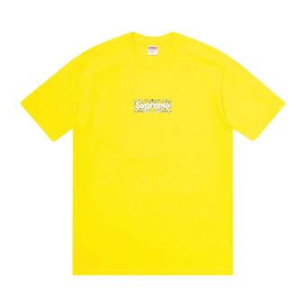 Buy Supreme Bandana Box Logo Tee 'Yellow' - FW19T55 YELLOW